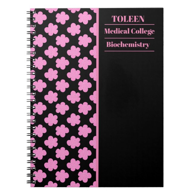 Cuaderno Patrón de color personalizado (Frente)