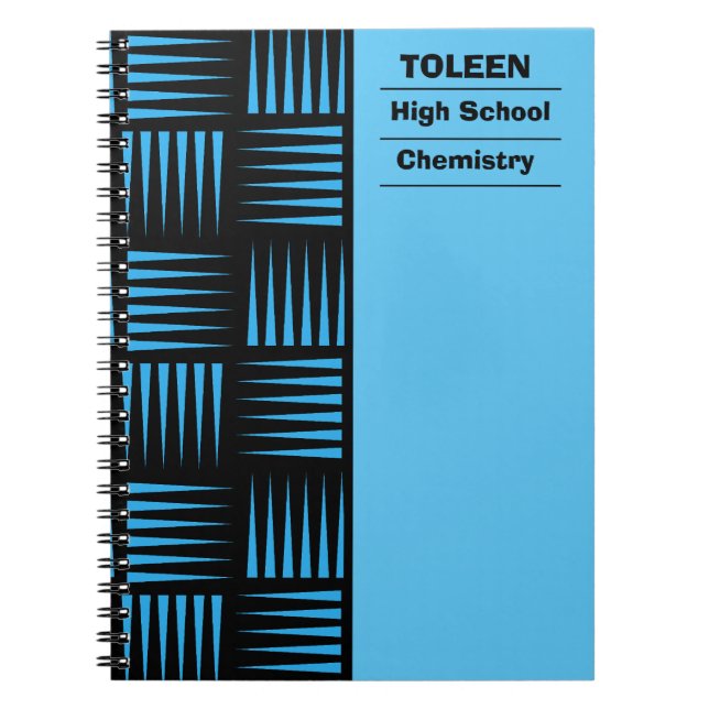 Cuaderno Patrón de color personalizado (Frente)