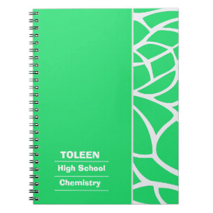 Cuaderno Patrón de color personalizado no
