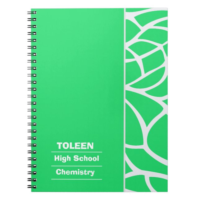 Cuaderno Patrón de color personalizado no (Frente)