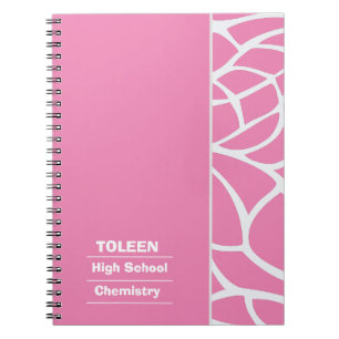 Cuaderno Patrón de color personalizado no