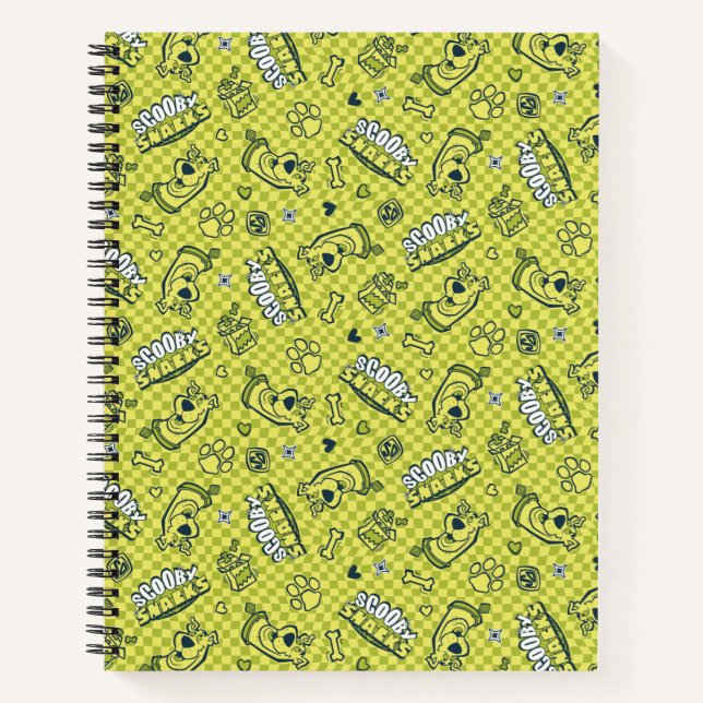 Cuaderno Patrón de comprobador de galore Scooby Snacks (Anverso)