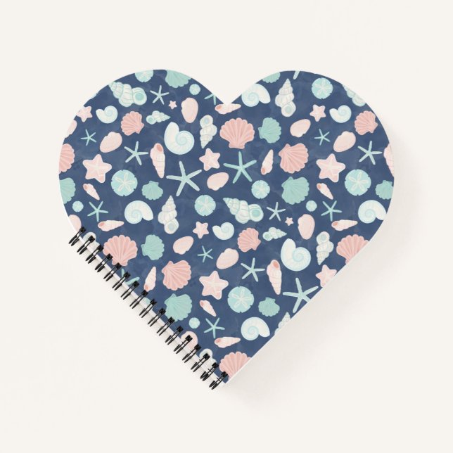Cuaderno patrón de conchas de mar (Anverso)