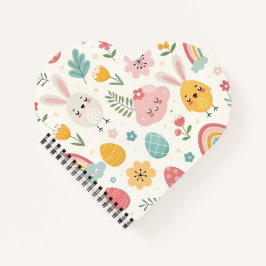 Cuaderno Patrón de conejo de Pascua