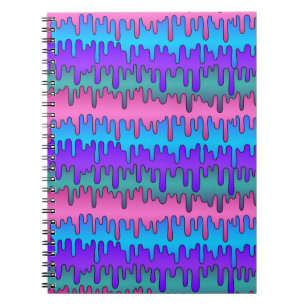 Cuaderno Patrón de control de escena emo de Gótico Pastel