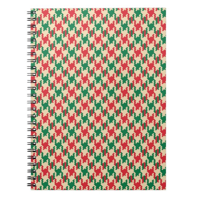 Cuaderno Patrón de control de gallos, diseño de dientes de  (Frente)