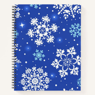 Cuaderno Patrón de copo de nieve