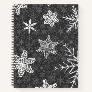 Cuaderno Patrón de copo de nieve