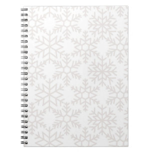 Cuaderno Patrón de copo de nieve