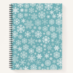 Cuaderno Patrón de copo de nieve