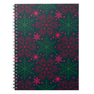 Cuaderno Patrón de copo de nieve