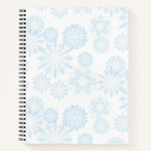 Cuaderno Patrón de copo de nieve