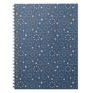 Cuaderno Patrón de Corazón Mágico