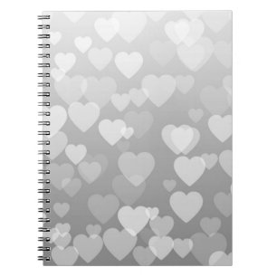 Cuaderno Patrón de corazones 17