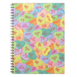 Cuaderno Patrón de Corazones de Vela - SFW