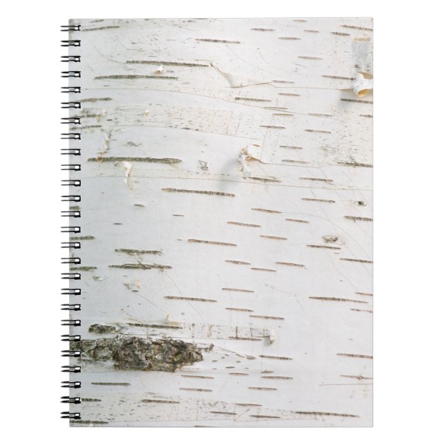 Cuaderno patrón de corteza de abedul (Frente)