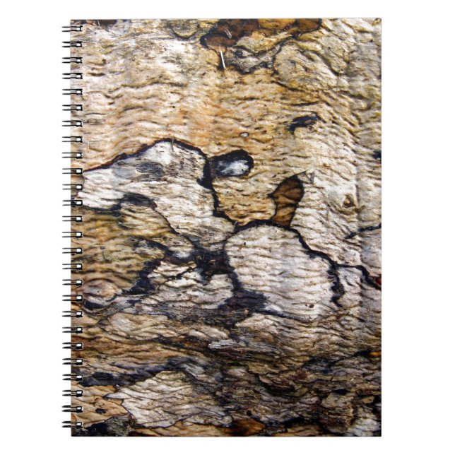 Cuaderno Patrón de corteza de árbol (Frente)