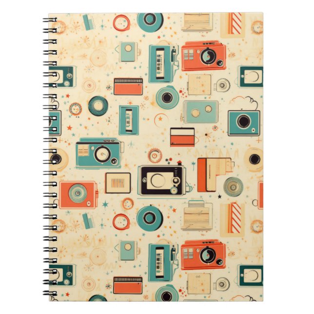 Cuaderno Patrón de cuadernillo vintage (Frente)