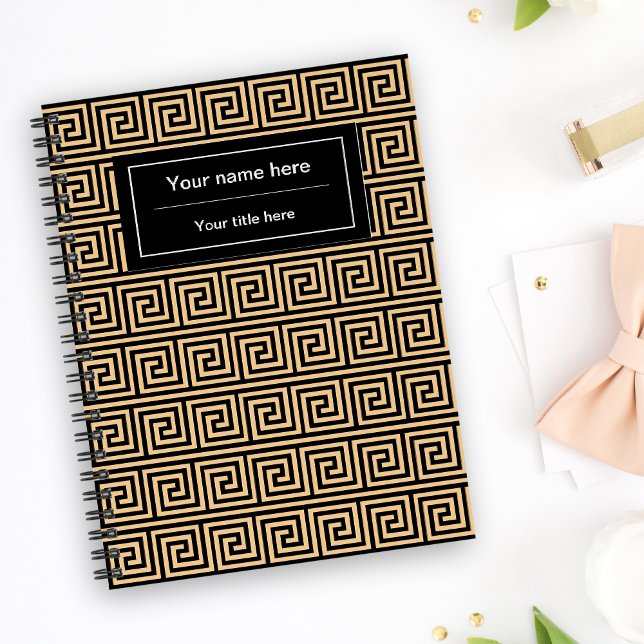 Cuaderno Patrón de cuadrado de la clave del meandro griego  (Subido por el creador)