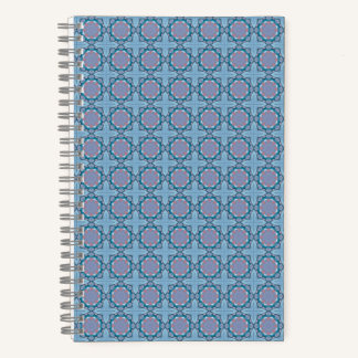 Cuaderno Patrón de Cuadrado Rosa y Púrpura