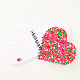 Cuaderno Patrón de cuadrados retro