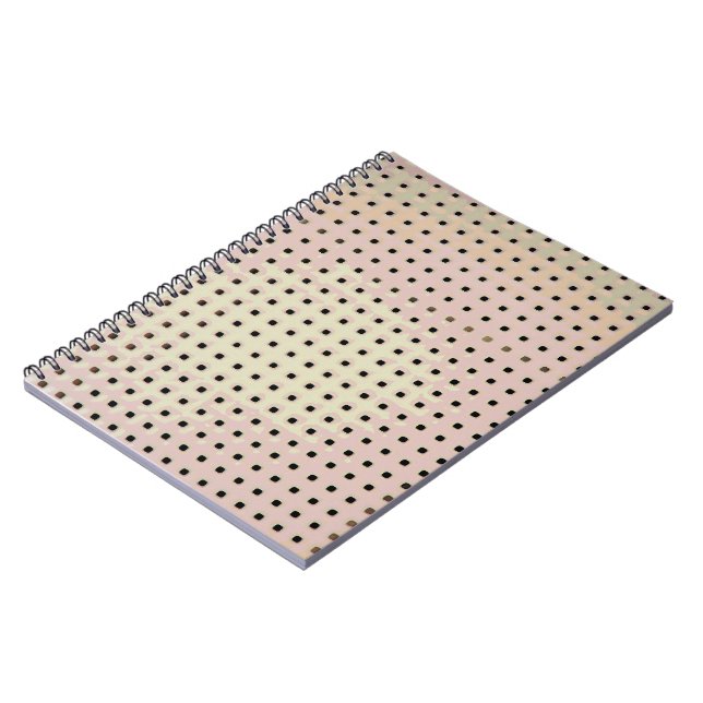 Cuaderno Patrón de cuadrícula de una silla (Lado Izquierdo)