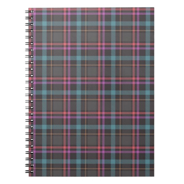 Cuaderno Patrón de cuadros clásico (Frente)