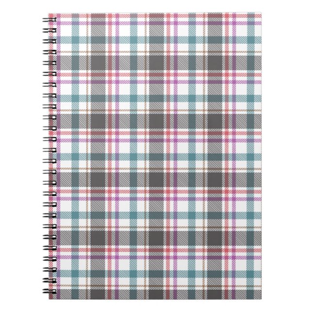 Cuaderno Patrón de cuadros clásico (Frente)