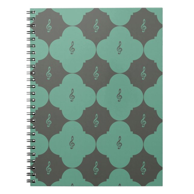 Cuaderno Patrón de Cuatrefoil de la Limpieza del Tesoro (Frente)