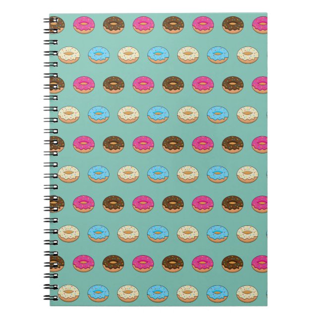 Cuaderno Patrón de cuatro puntos múltiples (Frente)