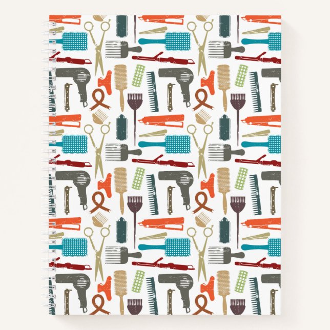 Cuaderno Patrón de cuidado de pelo (Anverso)