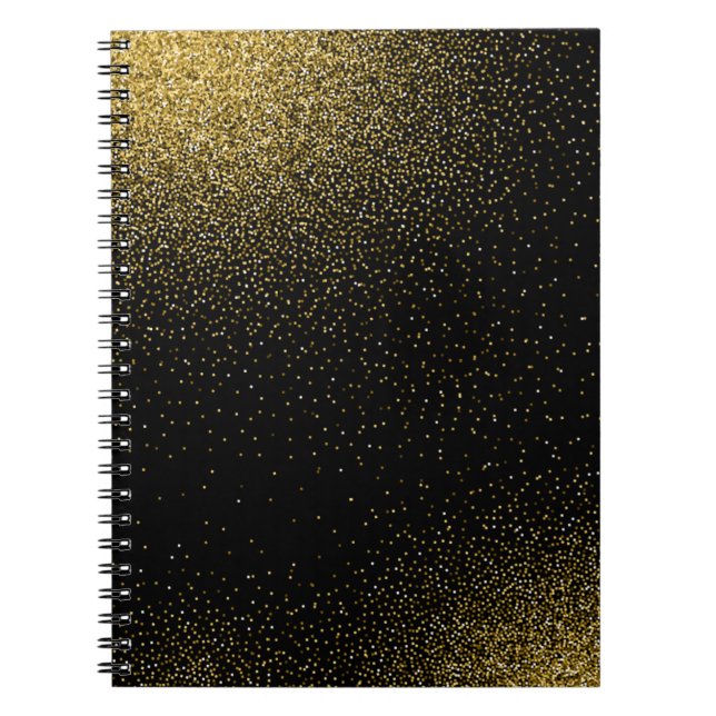 Cuaderno Patrón de degradado de brillo 4 (Frente)