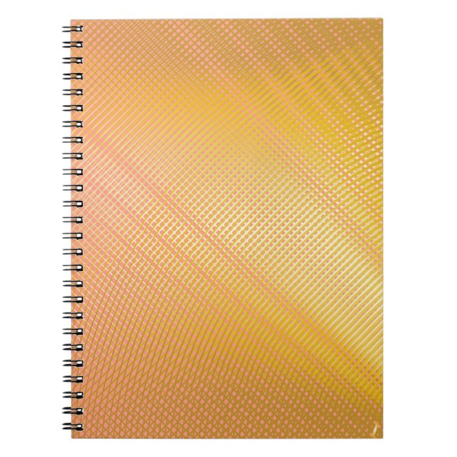 Cuaderno Patrón de degradado mínimo. Diseño de la cubierta  (Frente)
