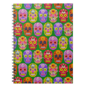 Cuaderno Patrón de descompresión de flores 2018