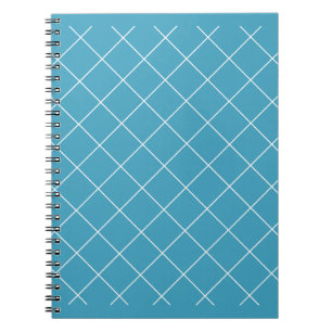 Cuaderno Patrón de diamante Aqua