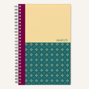 Cuaderno Patrón de diamante japonés