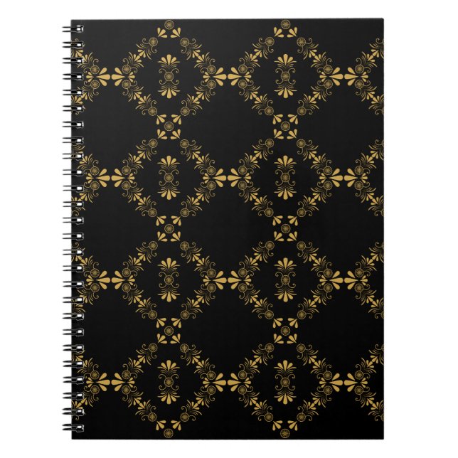 Cuaderno Patrón de diamante ornamental (Frente)