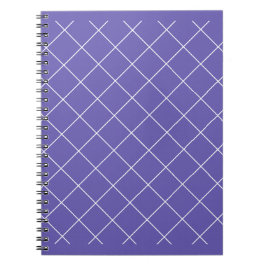 Cuaderno Patrón de diamante púrpura