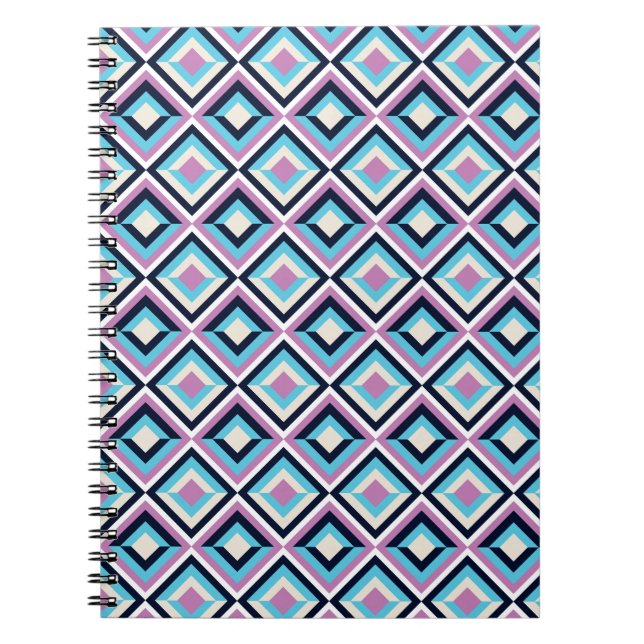 Cuaderno Patrón de diamantes (Frente)