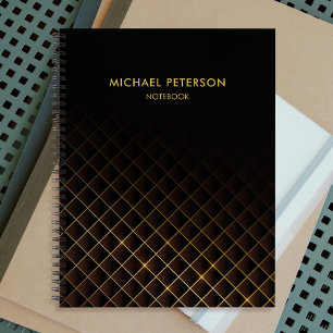 Cuaderno Patrón de diamantes futurista