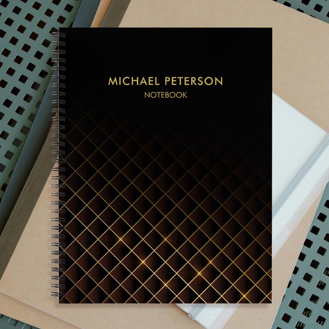 Cuaderno Patrón de diamantes futurista (Subido por el creador)