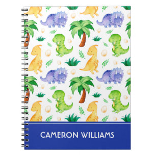 Cuaderno Patrón de dinosaurio cutáneo neonatal