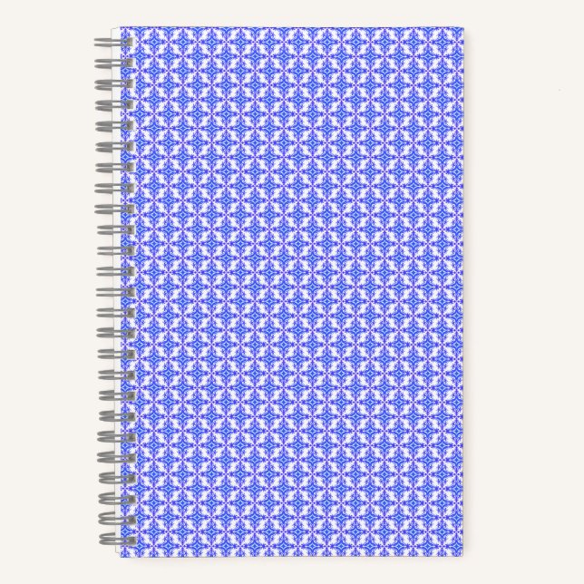 Cuaderno Patrón de diseño floral (Anverso)