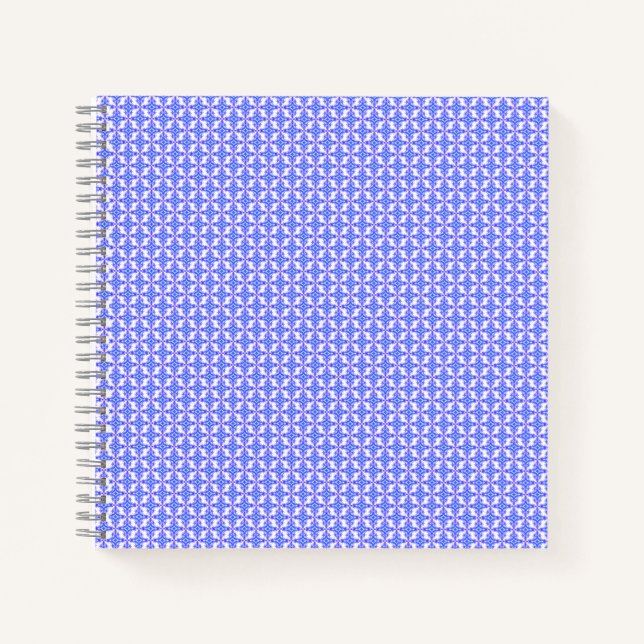 Cuaderno Patrón de diseño floral (Anverso)
