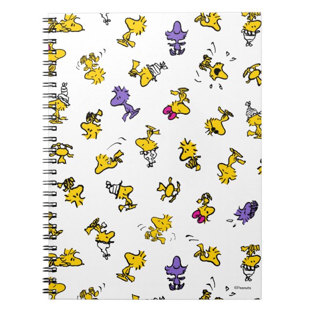 Cuaderno Patrón de diversión de Woodstock (Frente)