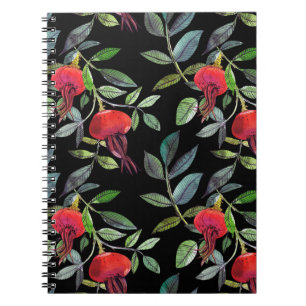 Cuaderno Patrón de dogmas de dibujo de acuarela botánica. B