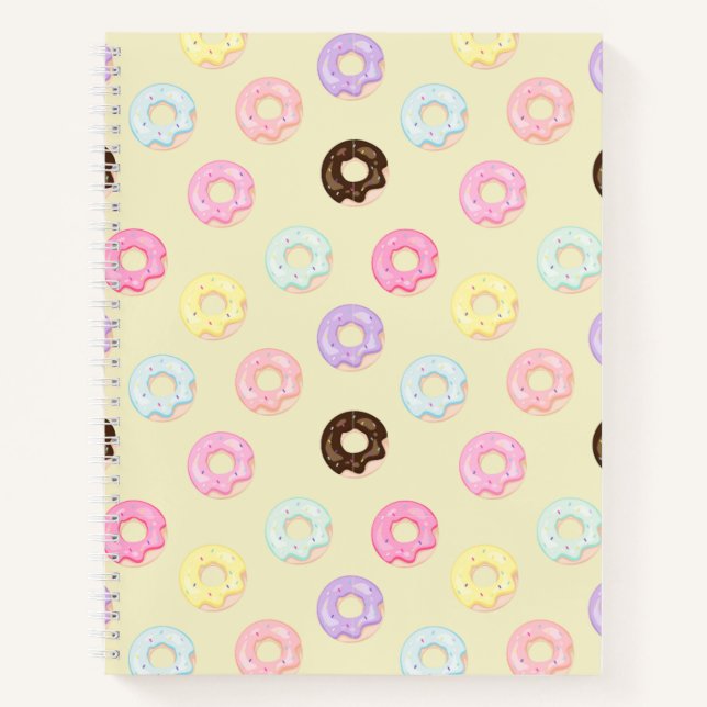 Cuaderno Patrón de donuts (Anverso)