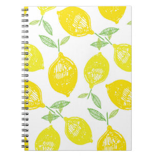 Cuaderno Patrón de Doodle de Fruta Tropical