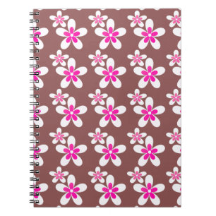 Cuaderno Patrón de dos corazones dorados