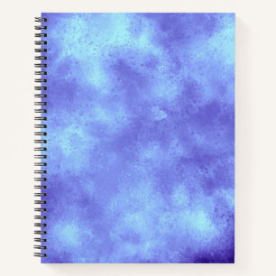 Cuaderno Patrón de efecto de nube de tormenta de estilo Azu